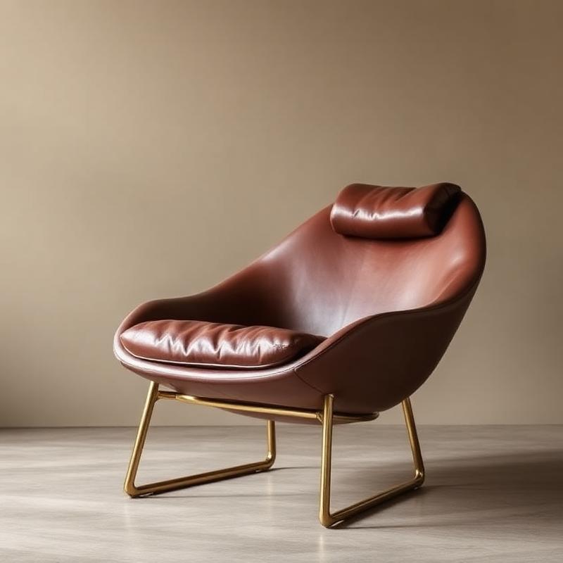 Sculptural Lounge Chair