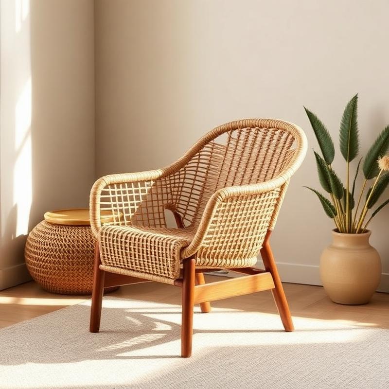 Woven Accent Chair