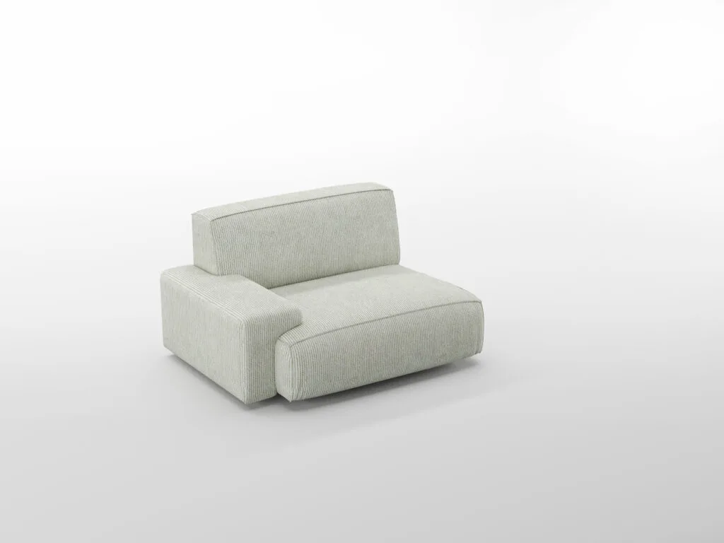 Calabasas One-Seater + Armrest Left