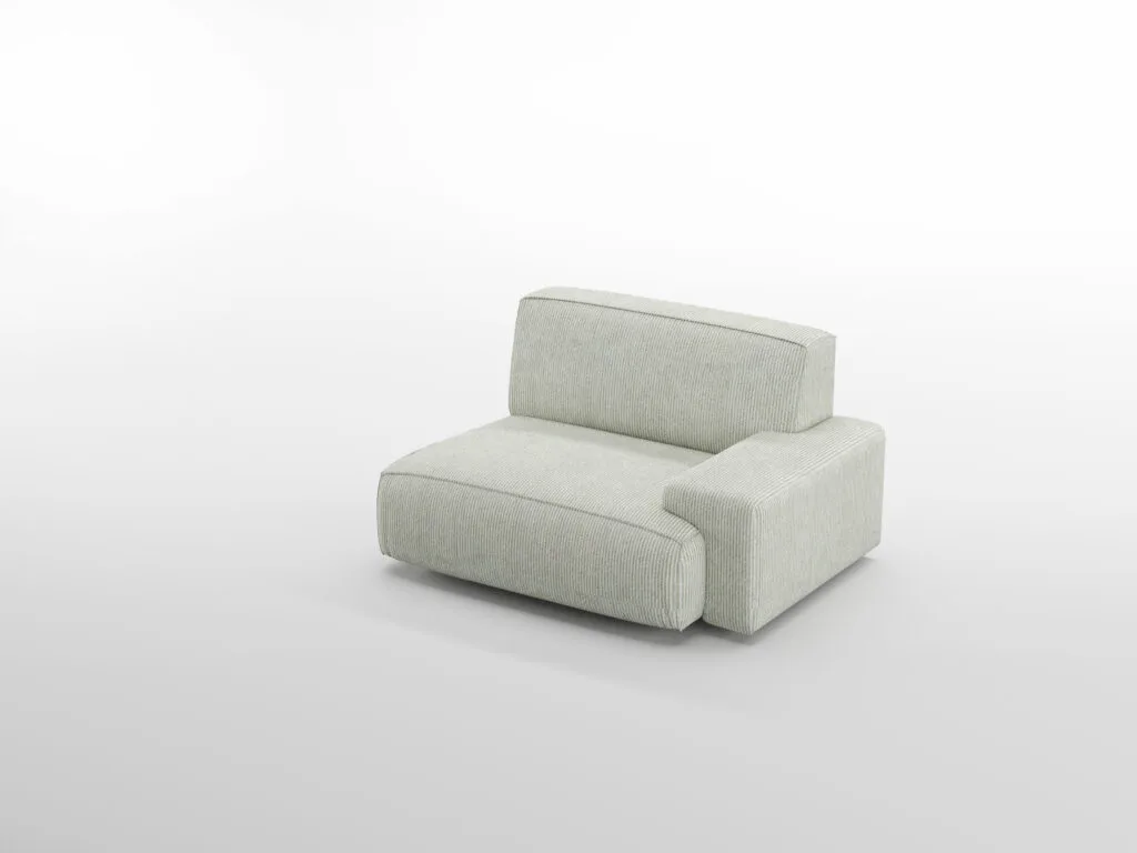 Calabasas One-Seater + Armrest Right